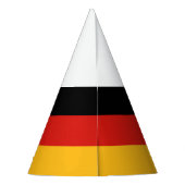 DEUTSCHE FLAGFARBEN + Ihre Ideen Partyhütchen (Rückseite)