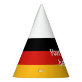 DEUTSCHE FLAGFARBEN + Ihre Ideen Partyhütchen (Links)