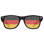 DEUTSCHE FLAGFARBEN + Ihre Ideen Sonnenbrille (Vorderseite)