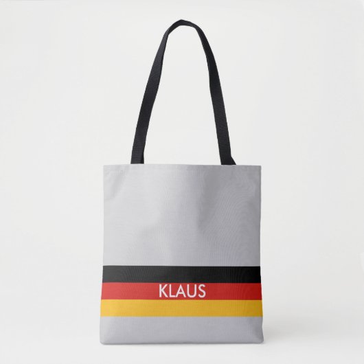 DEUTSCHE FLAGFARBEN + Ihre Ideen Tasche (Vorderseite)