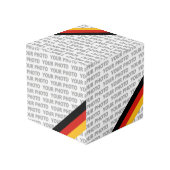DEUTSCHE FLAGFARBEN + Ihre Ideen Würfel (Rückseite Schrägansicht)