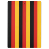 DEUTSCHE FLAGFARBEN KLEMMBRETT (Rückseite)