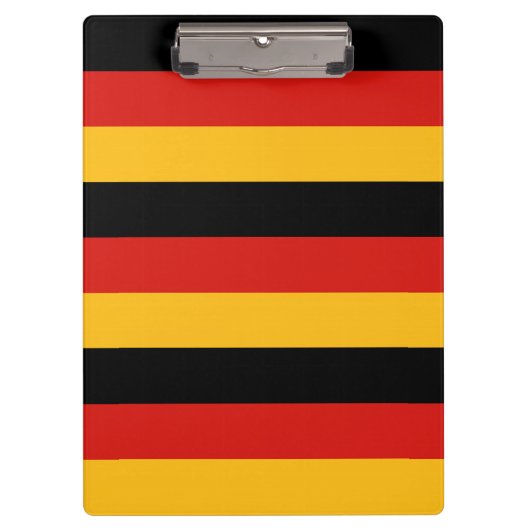 DEUTSCHE FLAGFARBEN KLEMMBRETT (Vorderseite)