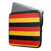 DEUTSCHE FLAGFARBEN LAPTOPSCHUTZHÜLLE (Vorderseite Links)