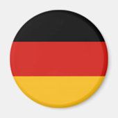 DEUTSCHE FLAGFARBEN MAGNET (Vorne)