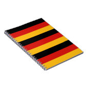 DEUTSCHE FLAGFARBEN NOTIZBLOCK (Rechte Seite)