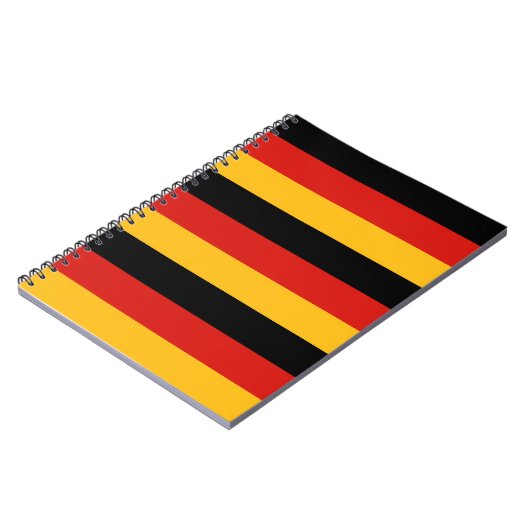 DEUTSCHE FLAGFARBEN NOTIZBLOCK (Linke Seite)