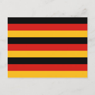 DEUTSCHE FLAGFARBEN POSTKARTE