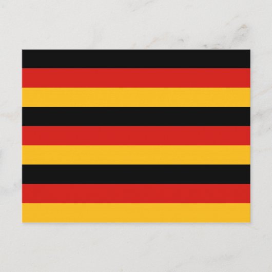 DEUTSCHE FLAGFARBEN POSTKARTE (Vorderseite)