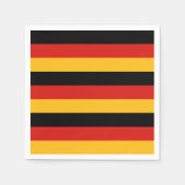 DEUTSCHE FLAGFARBEN SERVIETTE (Vorderseite)