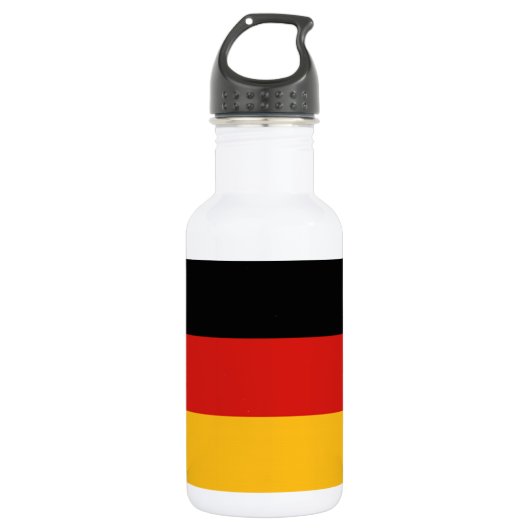 DEUTSCHE FLAGFARBEN TRINKFLASCHE (Vorderseite)