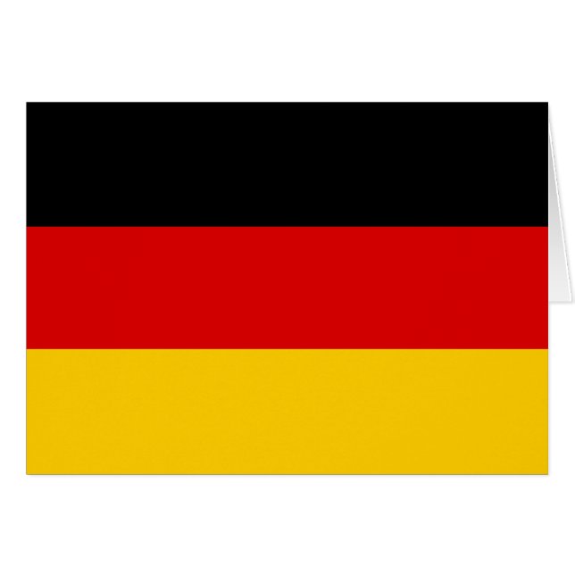 Deutsche Flagge (Vorderseite (Horizontal))
