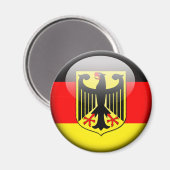 Deutsche Flagge 2.0 Magnet (Vorderseite/Rückseite)