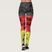 Deutsche Flagge #2 Leggings (Rückseite)