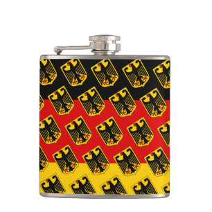 Deutsche Flagge & Adle, Deutschland Patrioten /Deu Flachmann