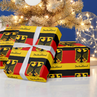 Deutsche Flagge, Adler & Deutschland - Geschenke/S Geschenkpapier