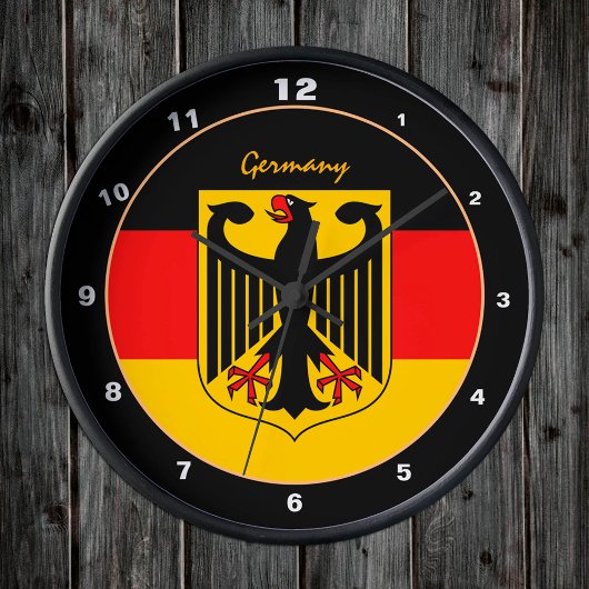 Deutsche Flagge, Adler/Deutschland Mode/Design Uhr