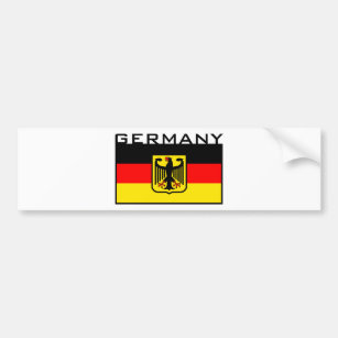 Deutsche Flagge Autoaufkleber