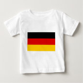 Deutsche Flagge Baby T-shirt (Vorderseite)