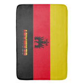 Deutsche Flagge Badematte (Vorderseite Vertikal)