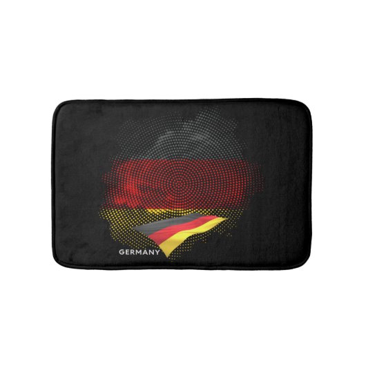 Deutsche Flagge Badematte (Vorderseite)
