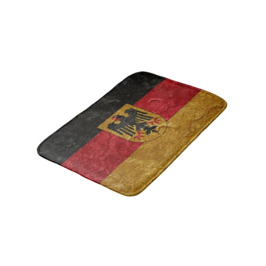 Deutsche Flagge Badematte (Schrägansicht)
