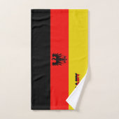Deutsche Flagge Badhandtuch Set (Handtuch)