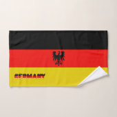 Deutsche Flagge Badhandtuch Set (Handtuch)
