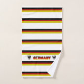 Deutsche Flagge Badhandtuch Set (Handtuch)