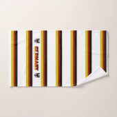 Deutsche Flagge Badhandtuch Set (Handtuch)