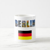 Deutsche Flagge Berlin Kaffeetasse (Mittel)