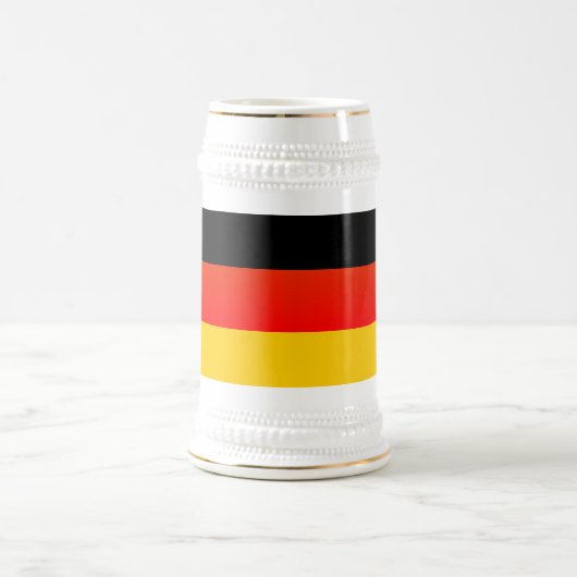 Deutsche Flagge Bierglas (Mittel)