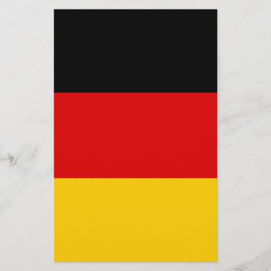 Deutsche Flagge Briefpapier (Vorderseite)