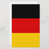 Deutsche Flagge Briefpapier (Vorne/Hinten)