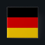 Deutsche Flagge Button<br><div class="desc">Deutsche Flagge Schwarzes Gold</div>