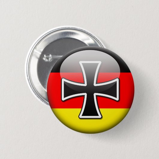 Deutsche Flagge Button (Vorne & Hinten)