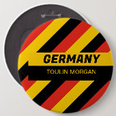Deutsche Flagge Button (Vorne & Hinten)