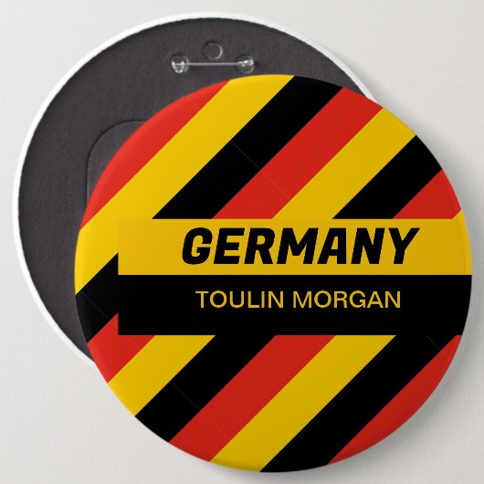 Deutsche Flagge Button (Vorne & Hinten)
