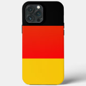Deutsche Flagge Case-Mate iPhone Hülle (Rückseite)