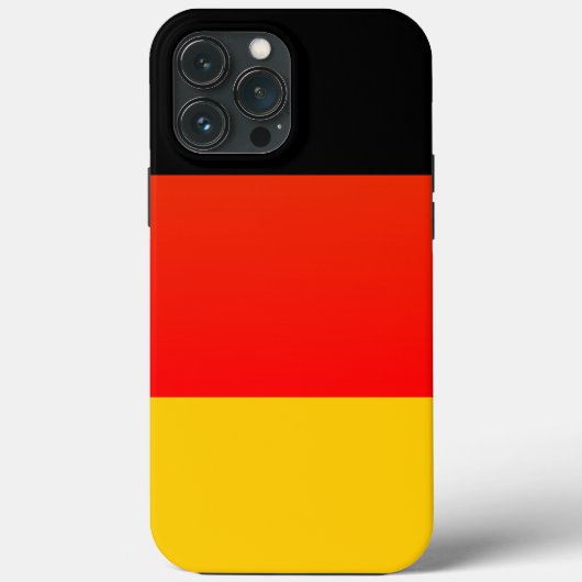 Deutsche Flagge Case-Mate iPhone Hülle (Rückseite)