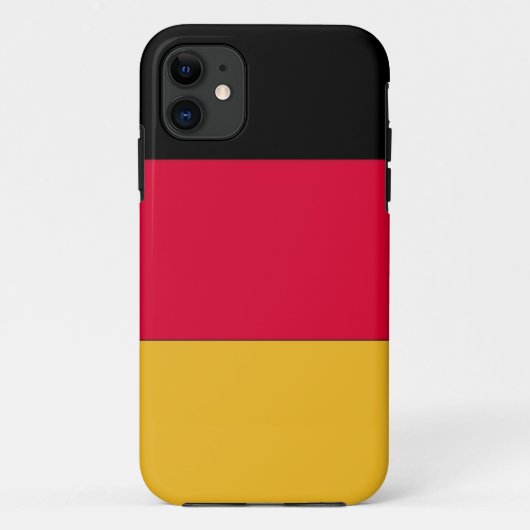 Deutsche Flagge Case-Mate iPhone Hülle (Rückseite)
