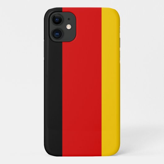 Deutsche Flagge Case-Mate iPhone Hülle (Rückseite)