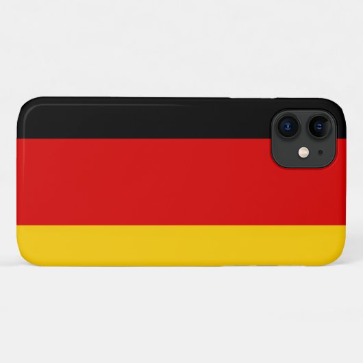 Deutsche Flagge Case-Mate iPhone Hülle (Rückseite (Horizontal))
