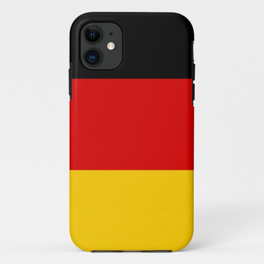 Deutsche Flagge Case-Mate iPhone Hülle (Rückseite)