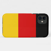 Deutsche Flagge Case-Mate iPhone Hülle (Rückseite (Horizontal))