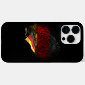 Deutsche Flagge Case-Mate iPhone Hülle (Rückseite (Horizontal))
