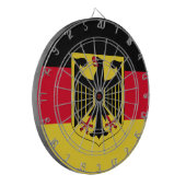 Deutsche Flagge Dartscheibe (Vorderseite Links)