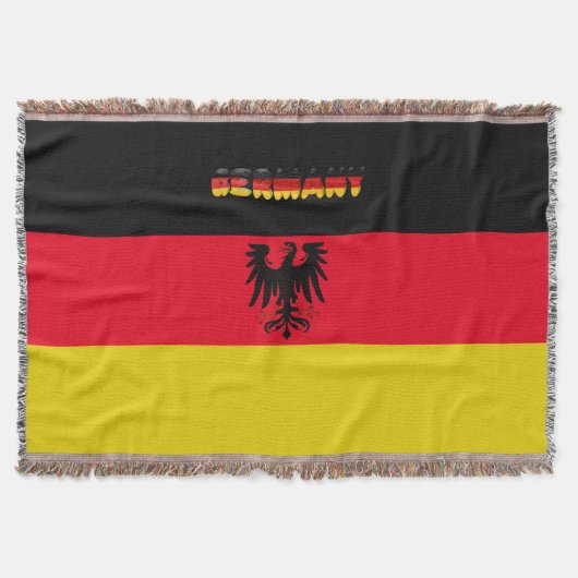 Deutsche Flagge Decke (Vorderseite)