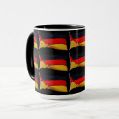 Deutsche Flagge der Demokratischen Republik Deutsc Tasse (Vorderseite Links)