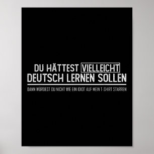 Deutsche Flagge _ _ Deutsch. Poster